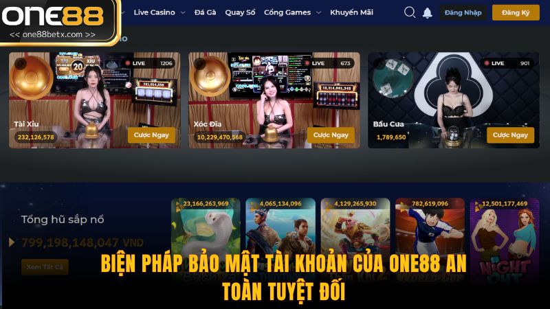 Biện Pháp Bảo Mật Tài Khoản Của ONE88 An Toàn Tuyệt Đối