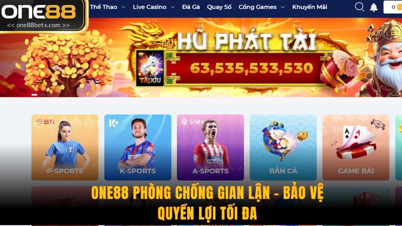 One88 phòng chống gian lận – Bảo vệ quyền lợi tối đa