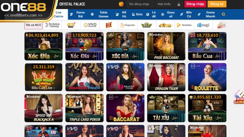Thông tin cơ bản về Live casino One88