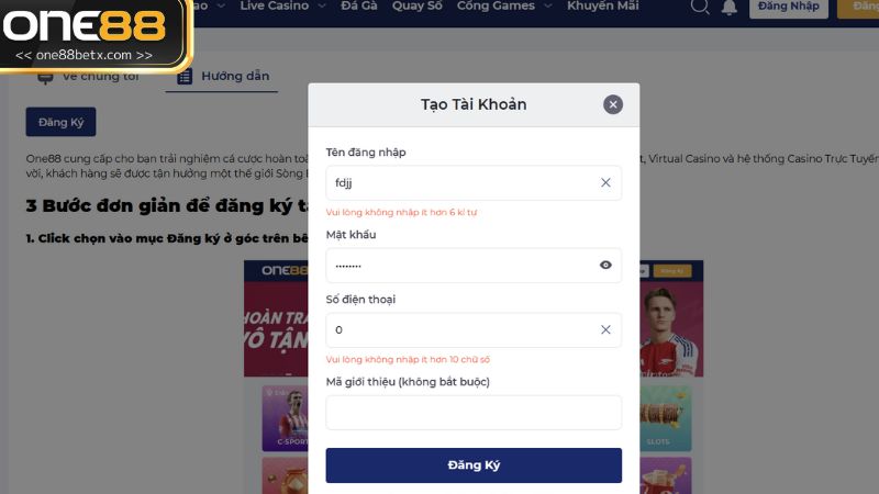 Tin đồ One88 lừa đảo ngày càng xuất hiện phổ biến